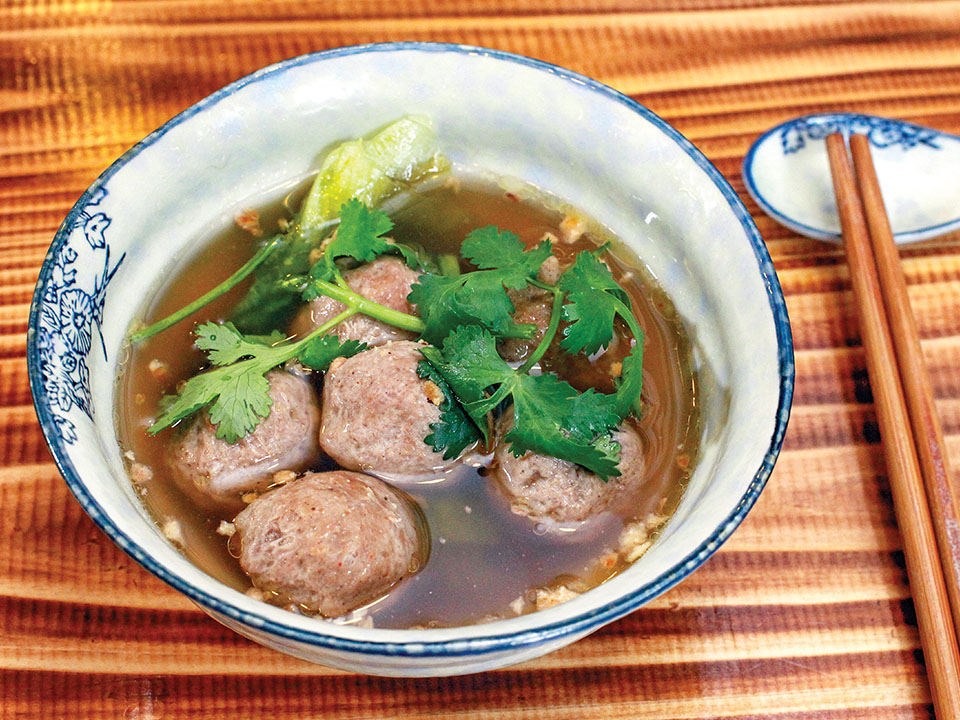 Beef balls at Luen Wo Hui