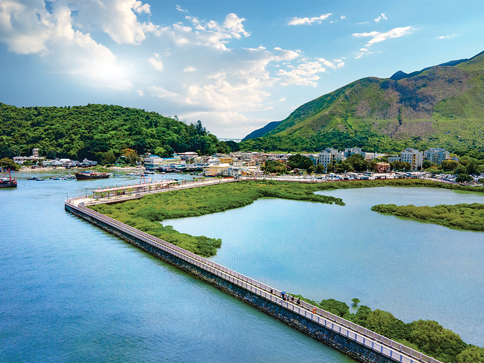 Wide Shot of Tai O Promenade